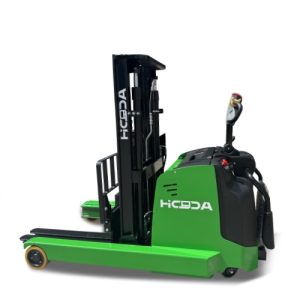 Hicoda battery powered electric reach stacker
